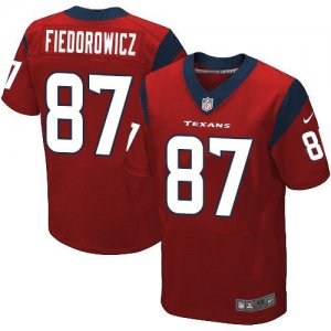 Jerseys Factory Cheap Nike Texans #87 C.J. Fiedorowicz Red Alter