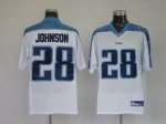 Jerseys Factory Cheap Titans #28 Chris Johnson Stitched White NF