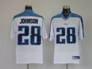 Jerseys Factory Cheap Titans #28 Chris Johnson Stitched White NF