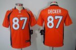 Jerseys Factory Cheap Nike Broncos #87 Eric Decker Orange Team C