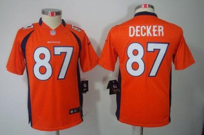 Jerseys Factory Cheap Nike Broncos #87 Eric Decker Orange Team C
