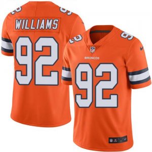Jerseys Factory Cheap Nike Broncos #92 Sylvester Williams Orange