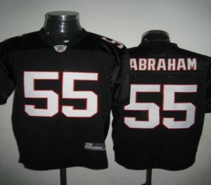 Jerseys Factory Cheap Falcons #55 John Abraham Black Stitched NF
