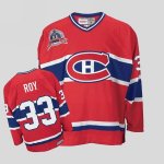 Jerseys Factory Cheap Canadiens #33 Patrick Roy Embroidered Red