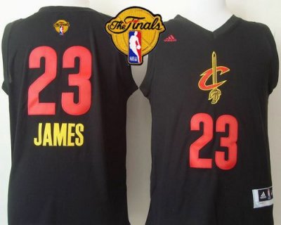 Jerseys Factory Cheap Cavaliers #23 LeBron James Black New Fashi