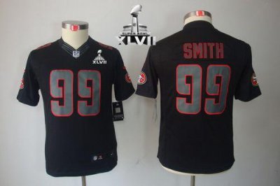 Jerseys Factory Cheap Nike 49ers #99 Aldon Smith Black Impact Su