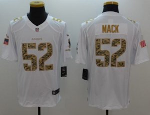 Jerseys Factory Cheap Nike Raiders #52 Khalil Mack White Men's S