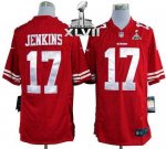 Jerseys Factory Cheap Nike 49ers #17 A.J. Jenkins Red Team Color