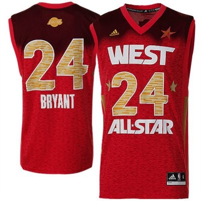 Jerseys Factory Cheap 2012 All Star Lakers #24 Kobe Bryant Red S