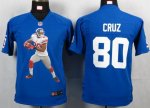 Jerseys Factory Cheap Nike Giants #80 Victor Cruz Royal Blue Tea