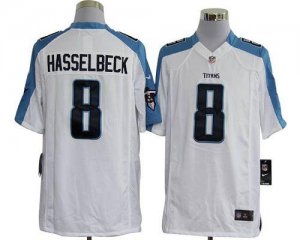 Jerseys Factory Cheap Nike Titans #8 Matt Hasselbeck White Men's
