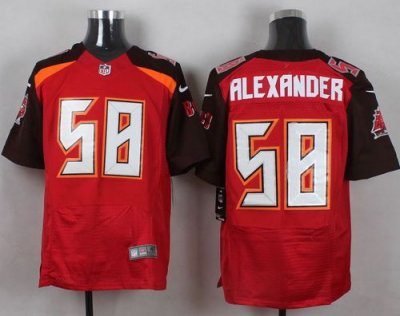 Jerseys Factory Cheap Nike Buccaneers #58 Kwon Alexander Red Tea