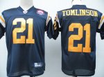 Jerseys Factory Cheap Jets #21 LaDainian Tomlinson Dark Blue Wit