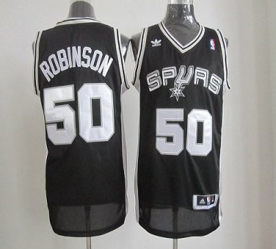 Jerseys Factory Cheap Revolution 30 Spurs #50 David Robinson Bla