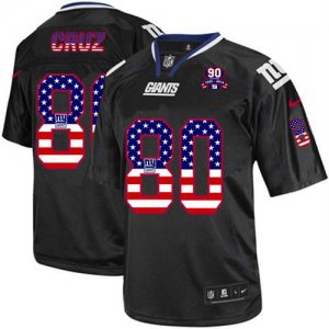 Jerseys Factory Cheap Nike Giants #80 Victor Cruz Black With 192