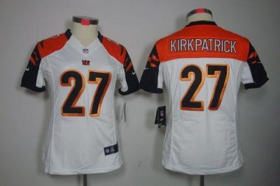 Jerseys Factory Cheap Nike Bengals #27 Dre Kirkpatrick White Wom