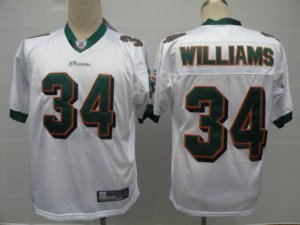 Jerseys Factory Cheap Dolphins #34 Ricky Williams White Stitched