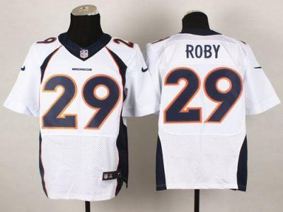 Jerseys Factory Cheap Nike Broncos #29 Bradley Roby White Men's