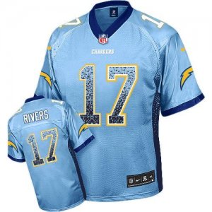 Jerseys Factory Cheap Nike Chargers #17 Philip Rivers Electric B