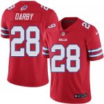 Jerseys Factory Cheap Nike Bills #28 Ronald Darby Red Men's Stit