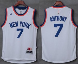Jerseys Factory Cheap Knicks #7 Carmelo Anthony New White Stitch