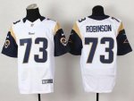 Jerseys Factory Cheap Nike Rams #73 Greg Robinson White Men's St