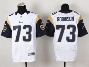 Jerseys Factory Cheap Nike Rams #73 Greg Robinson White Men's St