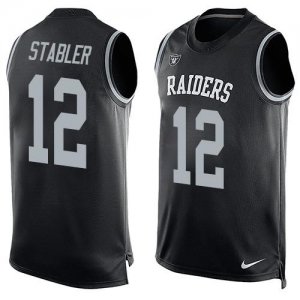 Jerseys Factory Cheap Nike Raiders #12 Kenny Stabler Black Team