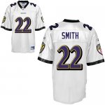 Jerseys Factory Cheap Ravens #22 Jimmy Smith White Stitched NFL