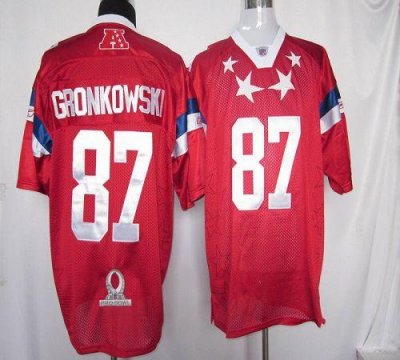 Jerseys Factory Cheap Patriots #87 Rob Gronkowski Red 2012 Pro B