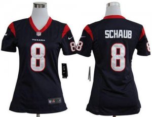 Jerseys Factory Cheap Nike Texans #8 Matt Schaub Navy Blue Team