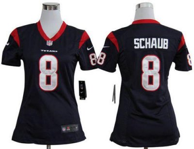 Jerseys Factory Cheap Nike Texans #8 Matt Schaub Navy Blue Team