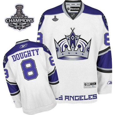 Jerseys Factory Cheap Kings #8 Drew Doughty 2012 Stanley Cup Cha