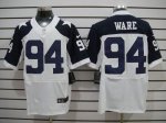 Jerseys Factory Cheap Nike Cowboys #94 DeMarcus Ware White Thank