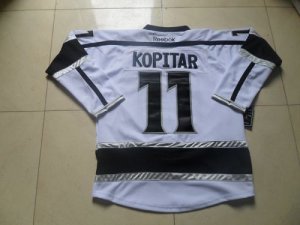 Jerseys Factory Cheap Kings #11 Anze Kopitar White Road Embroide