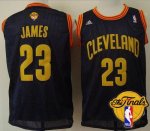 Jerseys Factory Cheap Cavaliers #23 LeBron James Navy Blue Throw