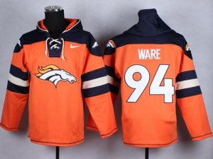 Jerseys Factory Cheap Nike Broncos #94 DeMarcus Ware Orange Play