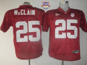 Jerseys Factory Cheap Crimson Tide #25 Rolando McClain Red 2013