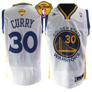 Jerseys Factory Cheap Warriors #30 Stephen Curry White The Final