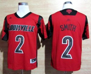 Jerseys Factory Cheap Cardinals #2 Russ Smith Red Basketball Emb