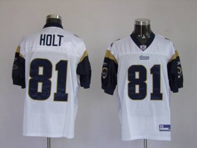 Jerseys Factory Cheap Rams #81 Torry Holt Stitched White NFL Je