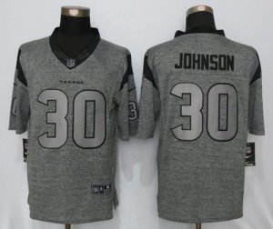 Jerseys Factory Cheap Nike Texans #30 Kevin Johnson Gray Men's S