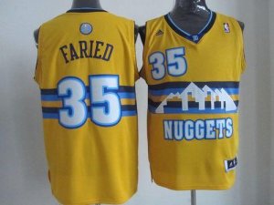 Jerseys Factory Cheap Nuggets #35 Kenneth Faried Yellow Alternat