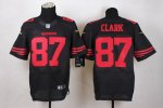 Jerseys Factory Cheap Nike 49ers #87 Dwight Clark Black Alternat