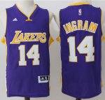 Jerseys Factory Cheap Lakers #14 Brandon Ingram Purple Stitched