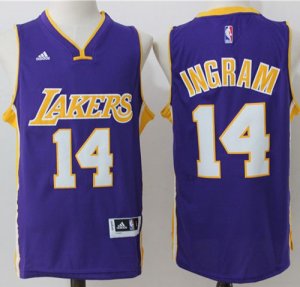 Jerseys Factory Cheap Lakers #14 Brandon Ingram Purple Stitched
