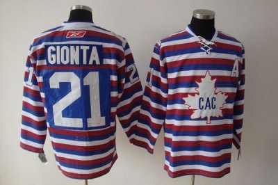 Jerseys Factory Cheap Canadiens #21 Brian Gionta Embroidered Str