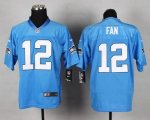 Jerseys Factory Cheap Nike Seahawks #12 Fan Light Blue Men's Sti