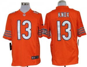 Jerseys Factory Cheap Nike Bears #13 Johnny Knox Orange Alternat