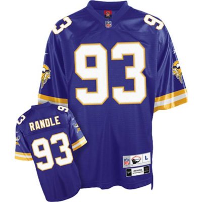 Jerseys Factory Cheap Mitchell&Ness Vikings #93 John Randle Purp